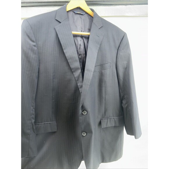 Brooks Brothers 1818 Regent Blazer Estrato Wool Jacket Dark Navy Mens Size 48R - Picture 6 of 9